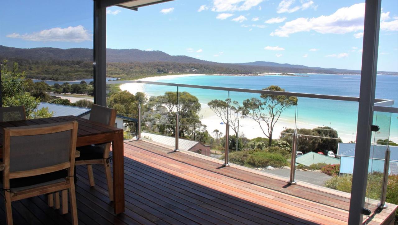 Sea Eagle Cottage Amazing Views Of Bay Of Fires Binalong Bay Exteriér fotografie